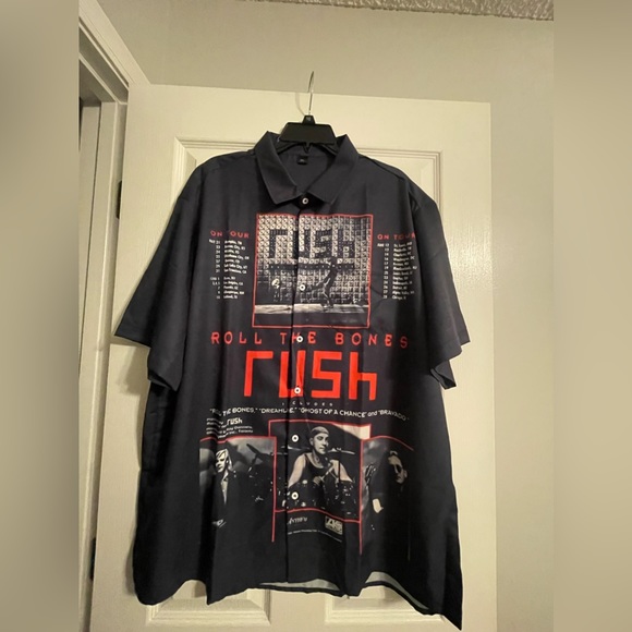NEW Men’s XXL Rush Rock Shirt - Picture 1 of 5